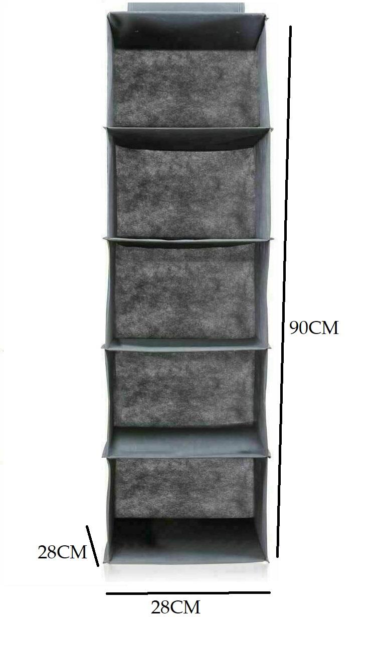 5 Tier Wardrobe Hanging Organiser