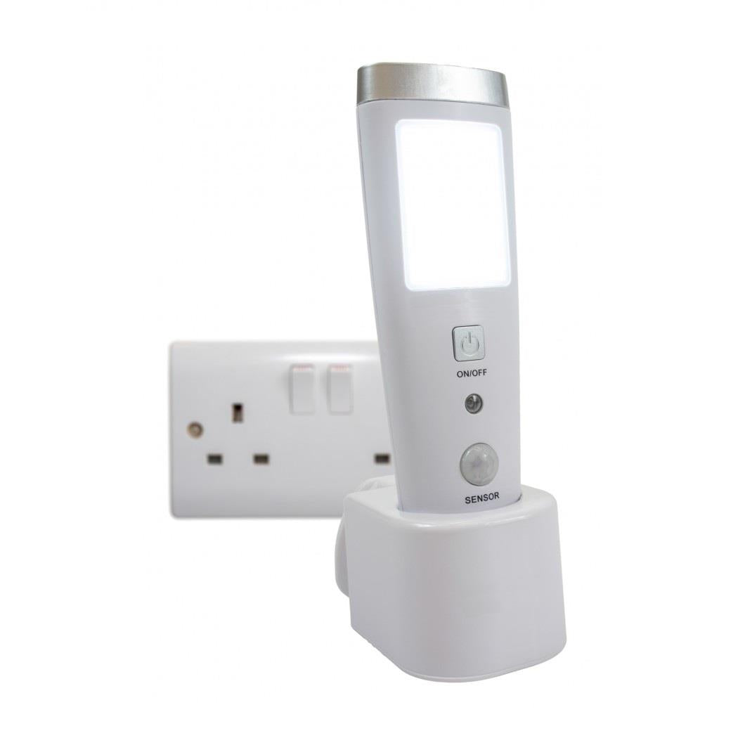 LED RECHARGEABLE EMERGENCY SENSOR LIGHT