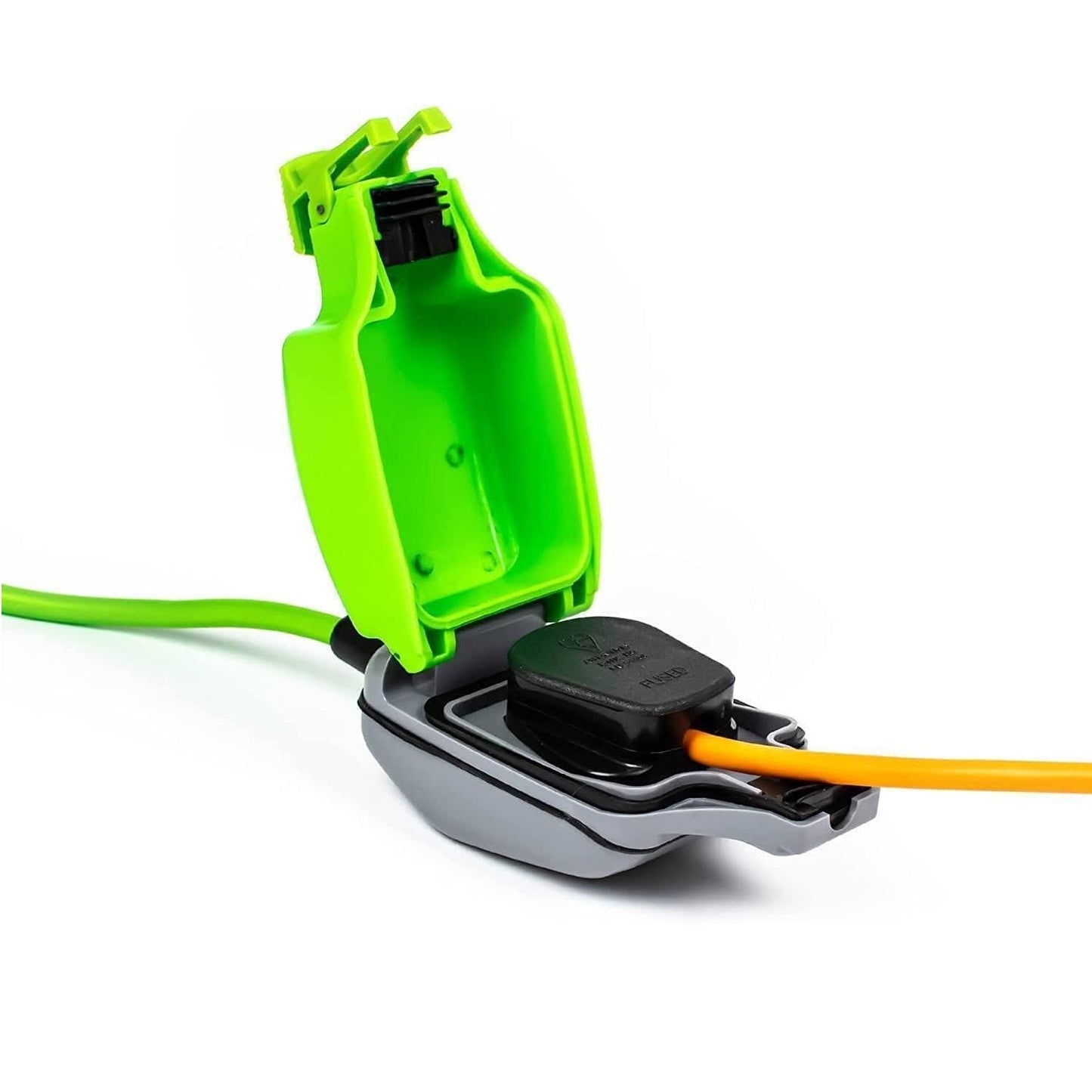 1 Way 5M Green Outdoor Socket Cable
