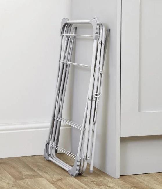 14m 3 Tier Airer Silver/Grey