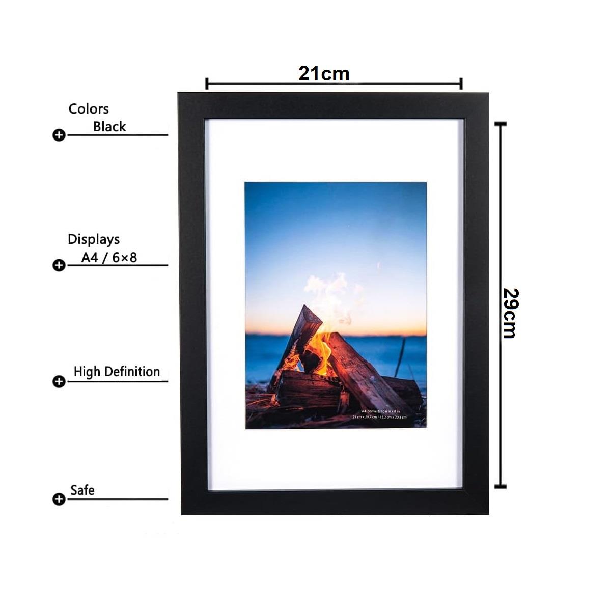 2x Black A4 Frame