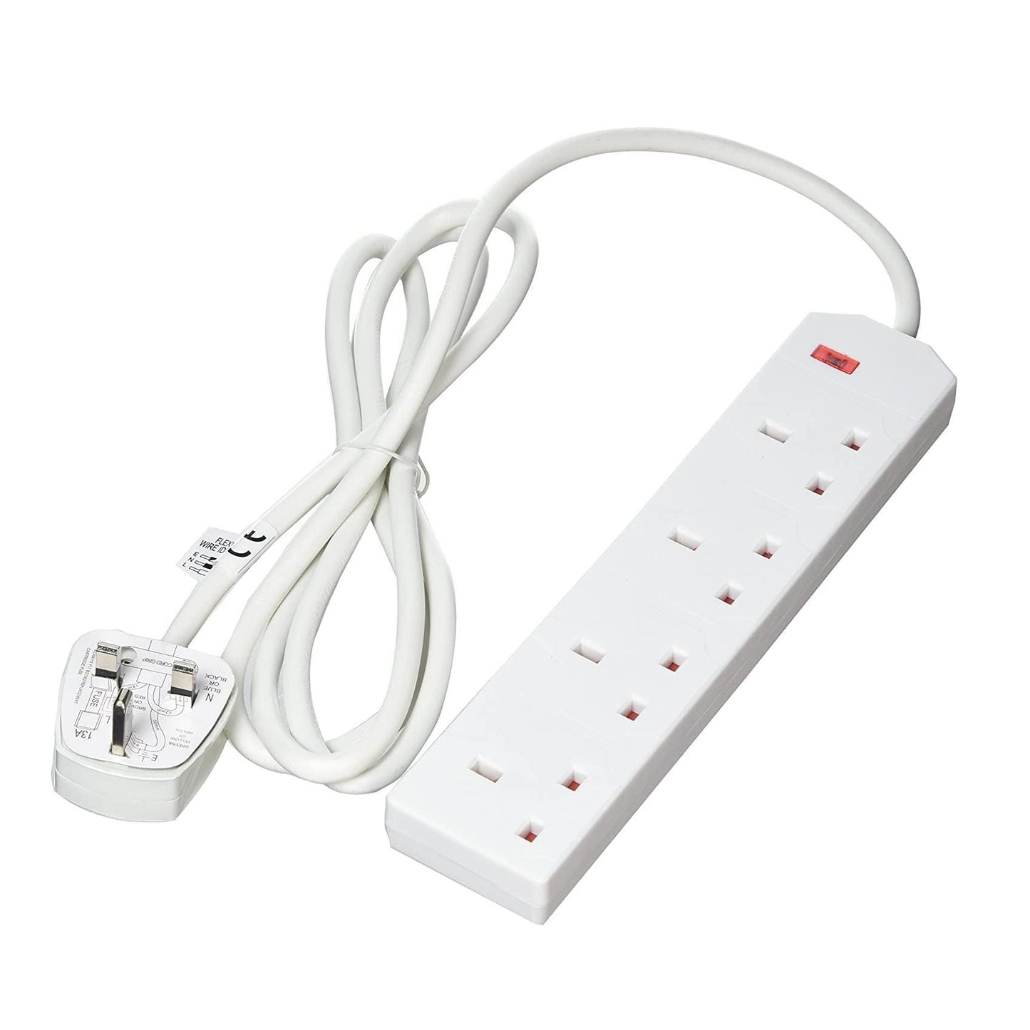 4 Way 4M Extension Socket