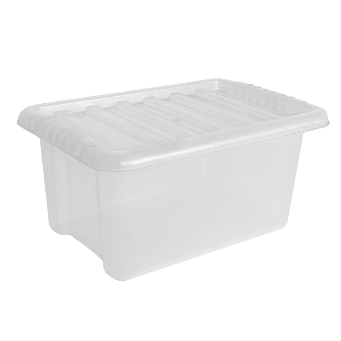 14L Storage Box & Clear Lid
