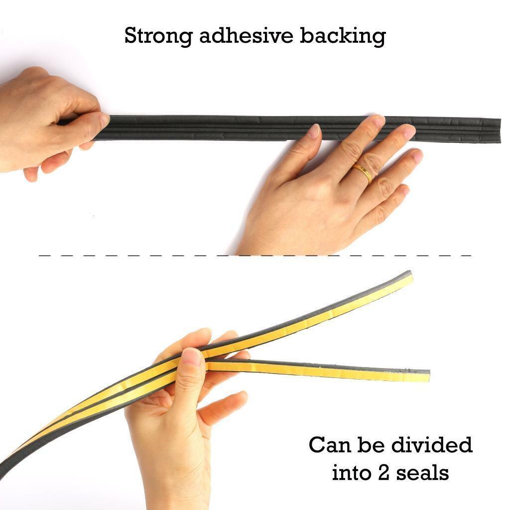 P Type Foam Seal Strip Black
