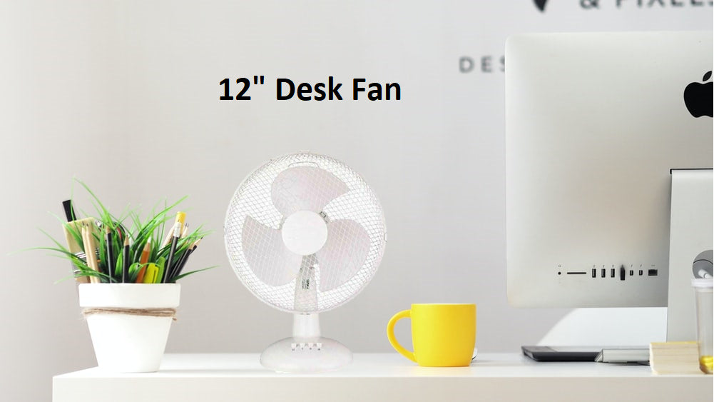 12" Desk Fan Status