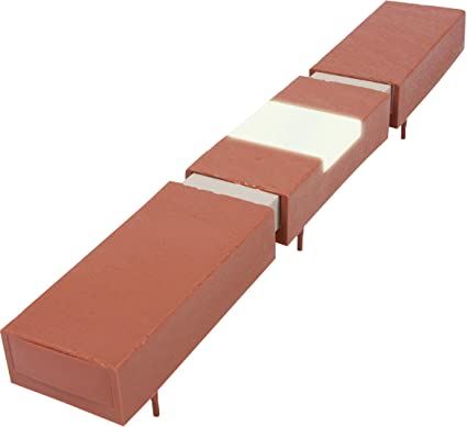 30Pk Solar Operated Brick Edging (Terracotta)
