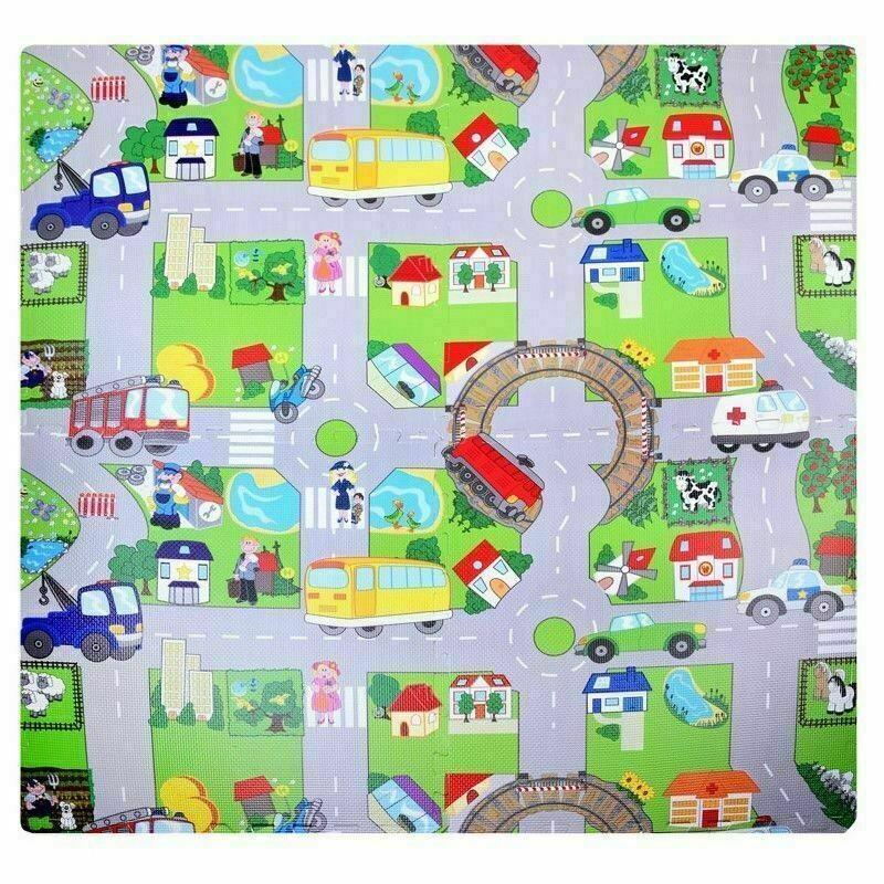 Pack Of 8 Kids Eva Play Mats 60x60cm
