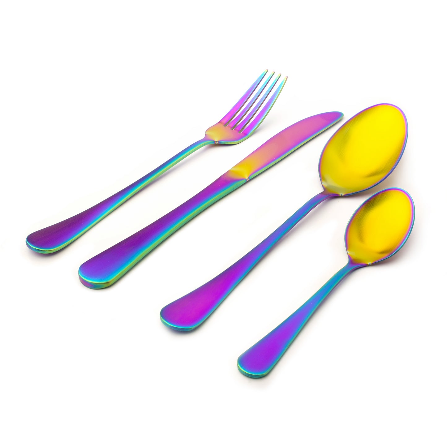16pc Iridescent Cutlery Set