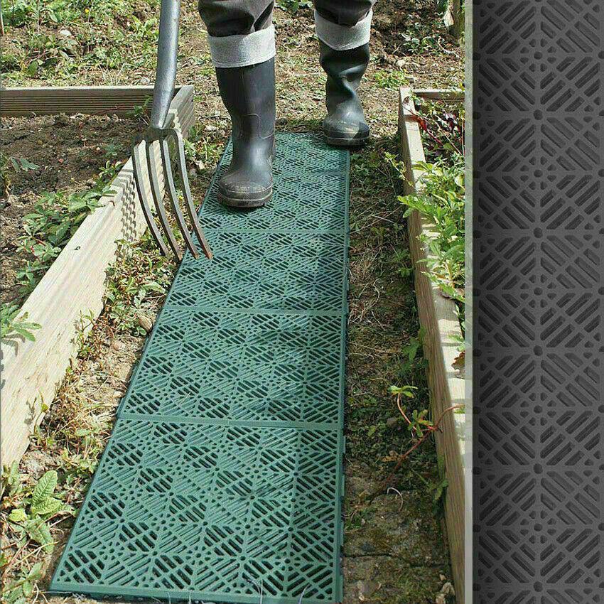 12Pk Garden Mesh Slabs (Green)