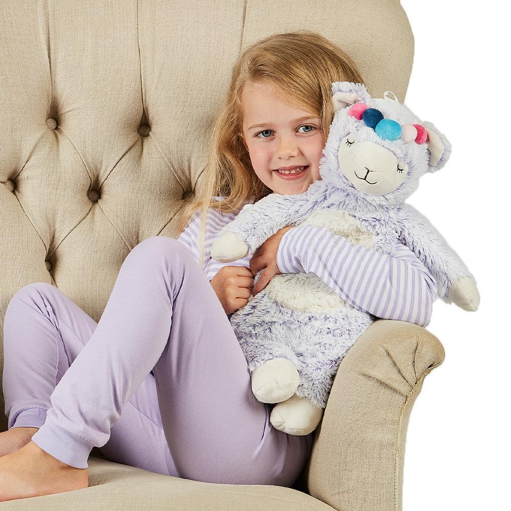 Square Hot Water Bottle Marshmallow Llama