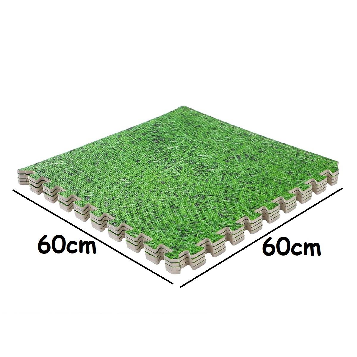 Pack Of 8 Grass Interlocking EVA Floor Mat