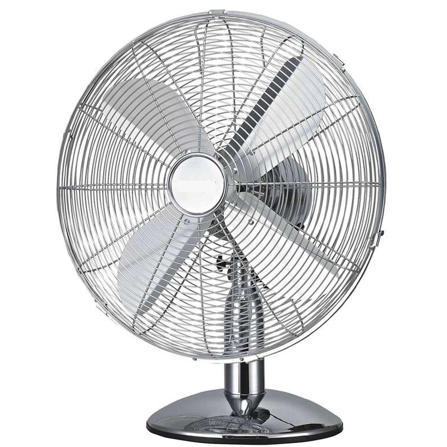 12'' Silver Chrome Desk Fan Status