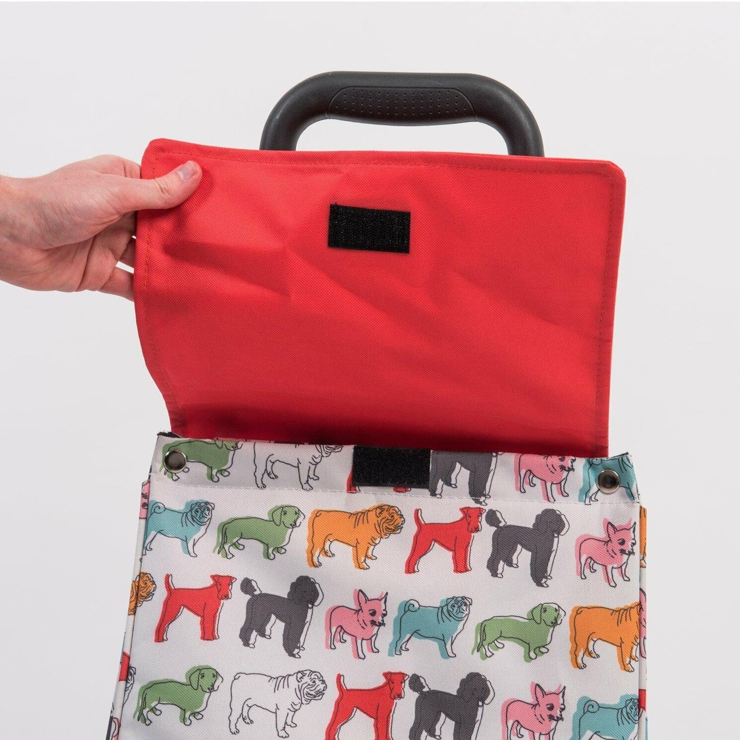 Pug 2 Wheel Shopping Trolley