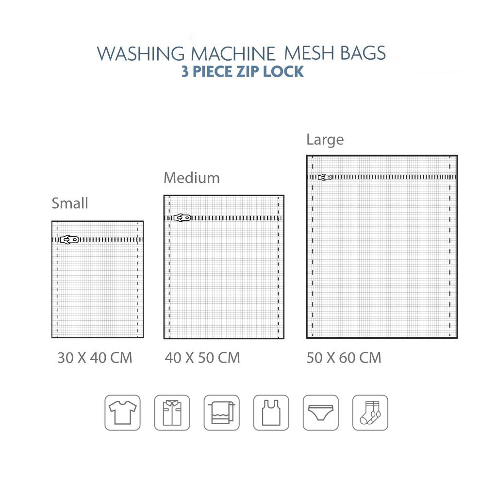 3pc Washing Bag