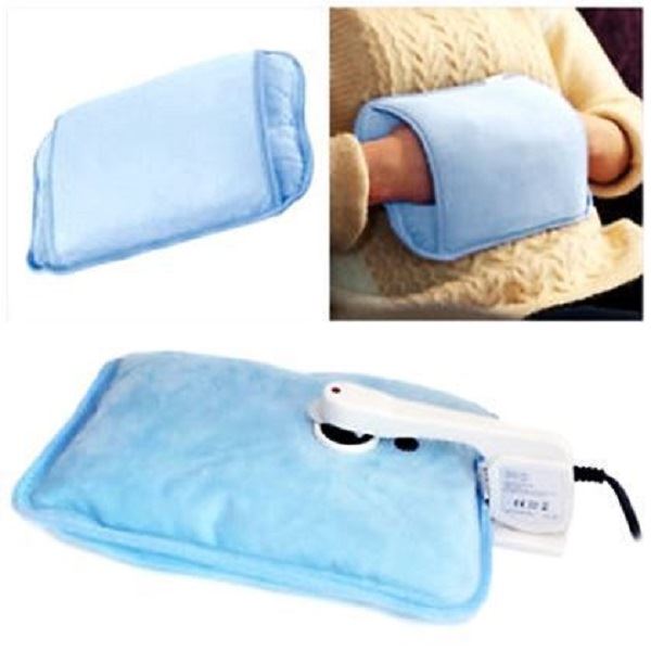Rechargeable Electric Hot Water Bottle Blue