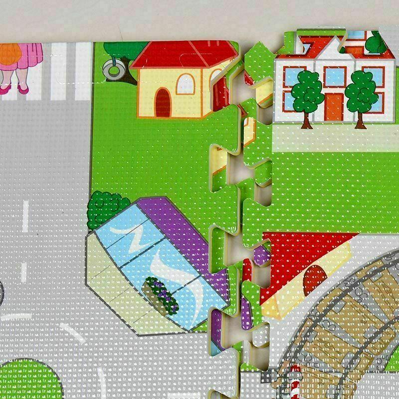 Pack Of 8 Kids Eva Play Mats 60x60cm