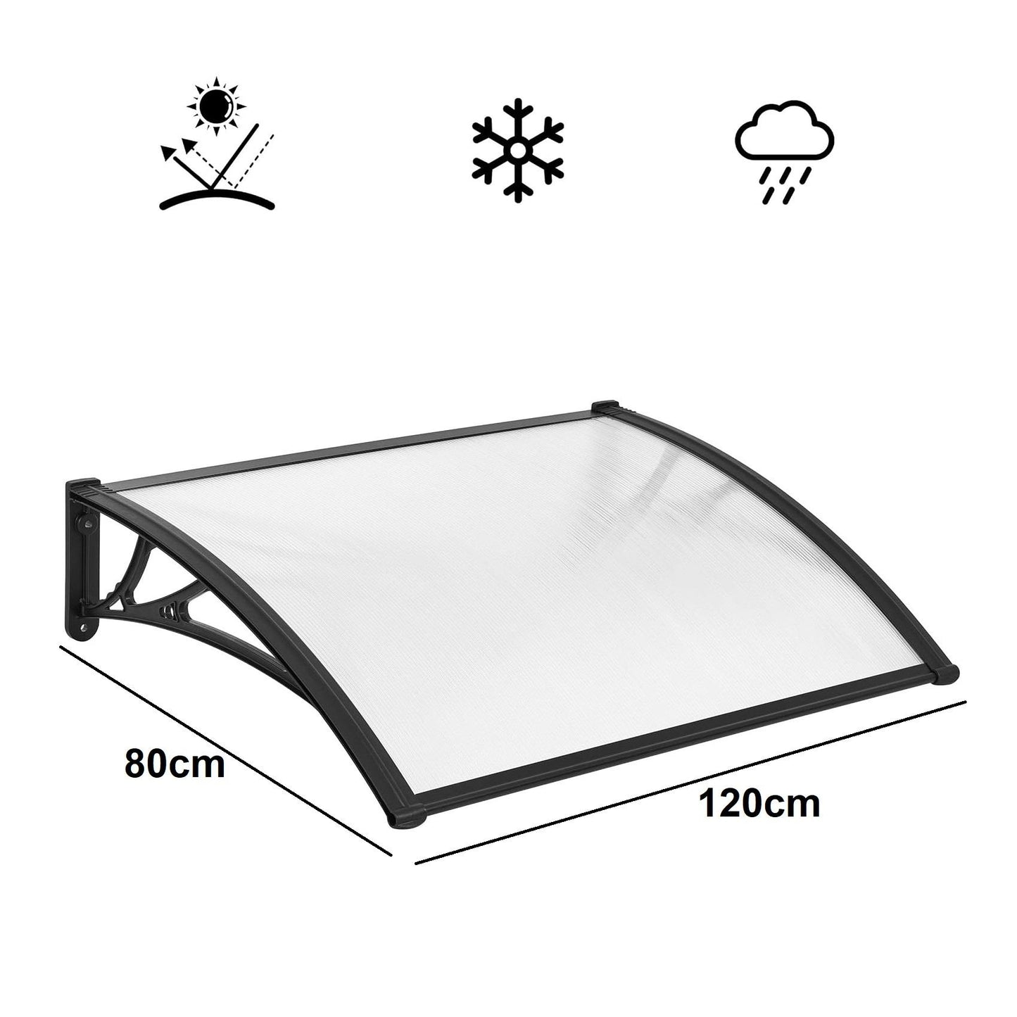 Black Door Canopy (80 x 120cm)