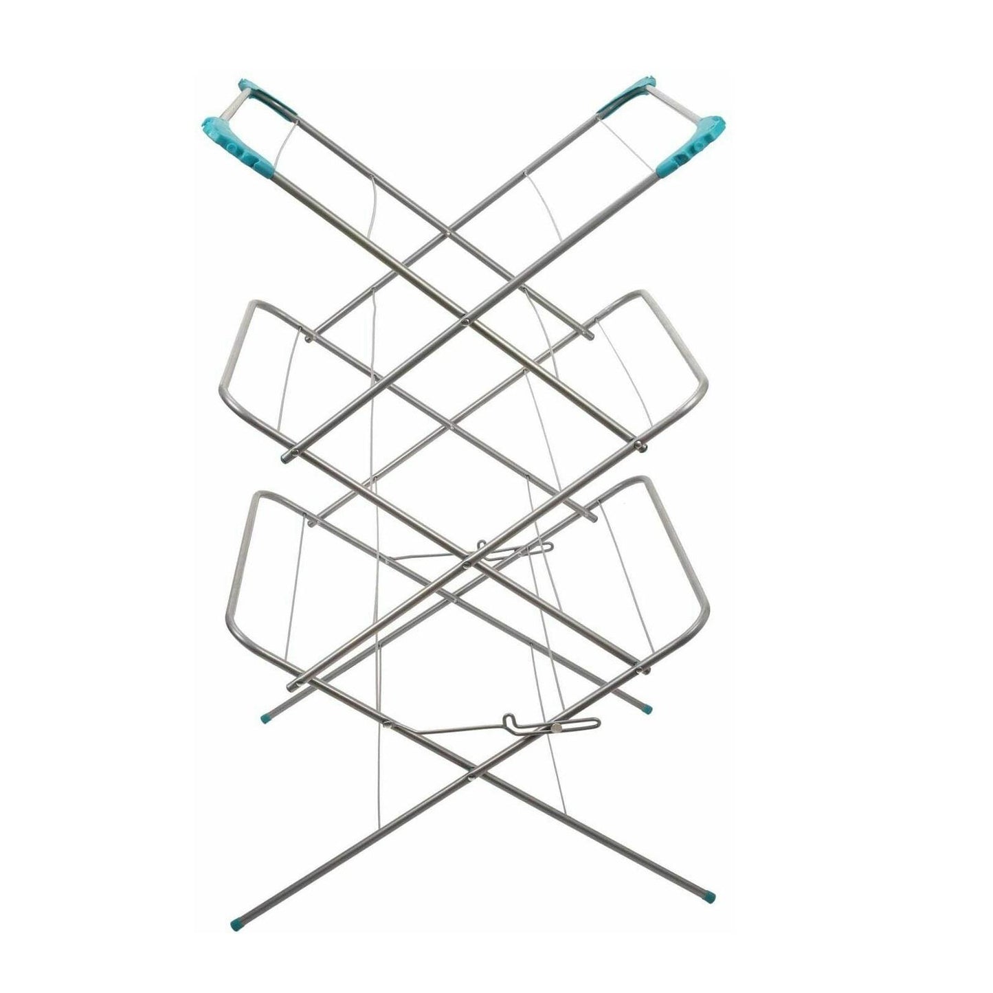 14m 3 Tier Airer - Silver /AQUA