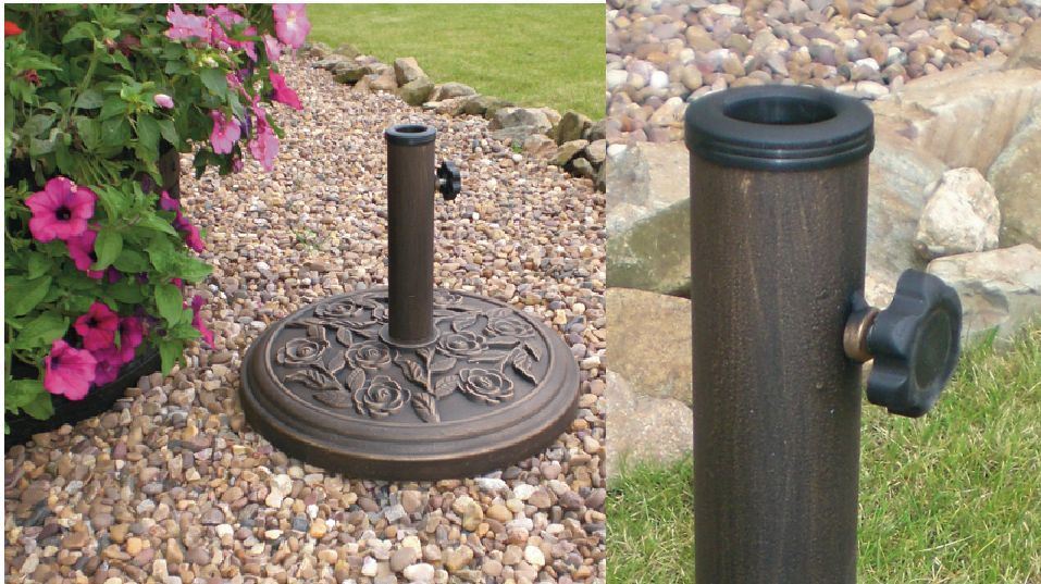 DG 9kg Cast Iron Effect Parasol Base