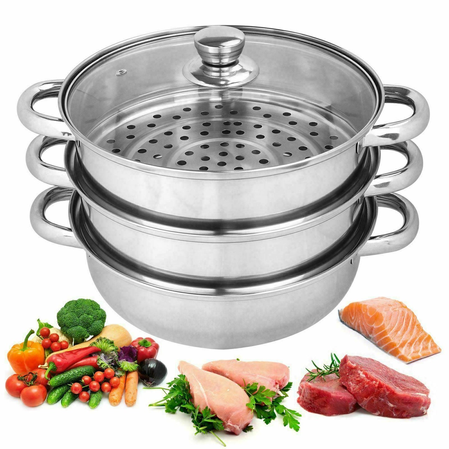 22cm Stainless Steel Steamer