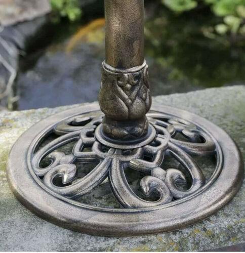 Bronze Effect Plastic 2 Bird Bath