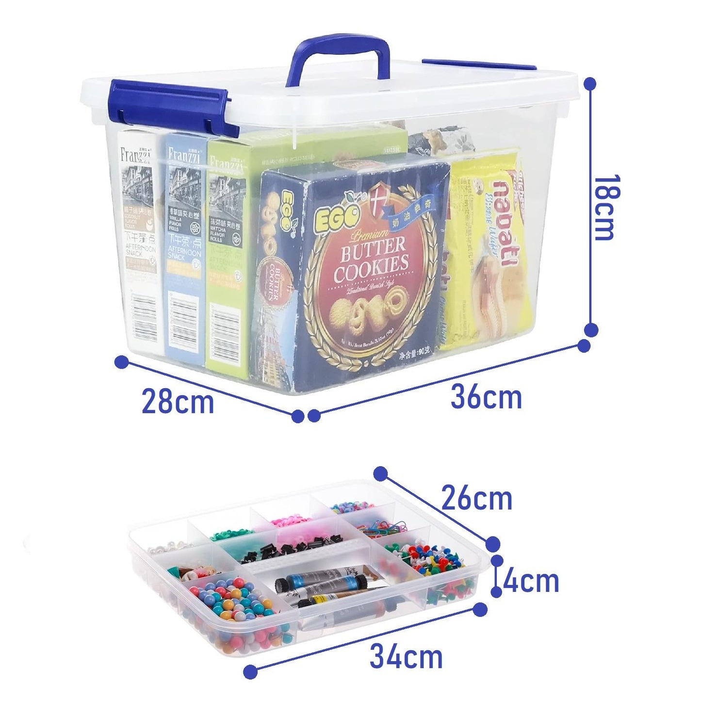 Clippy box With Internal Divider