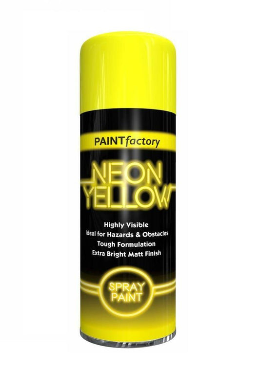 PF NEON YELLOW SPRAY PAINT 200ML