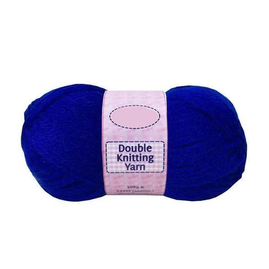 SS KNITTING WOOL DARK BLUE