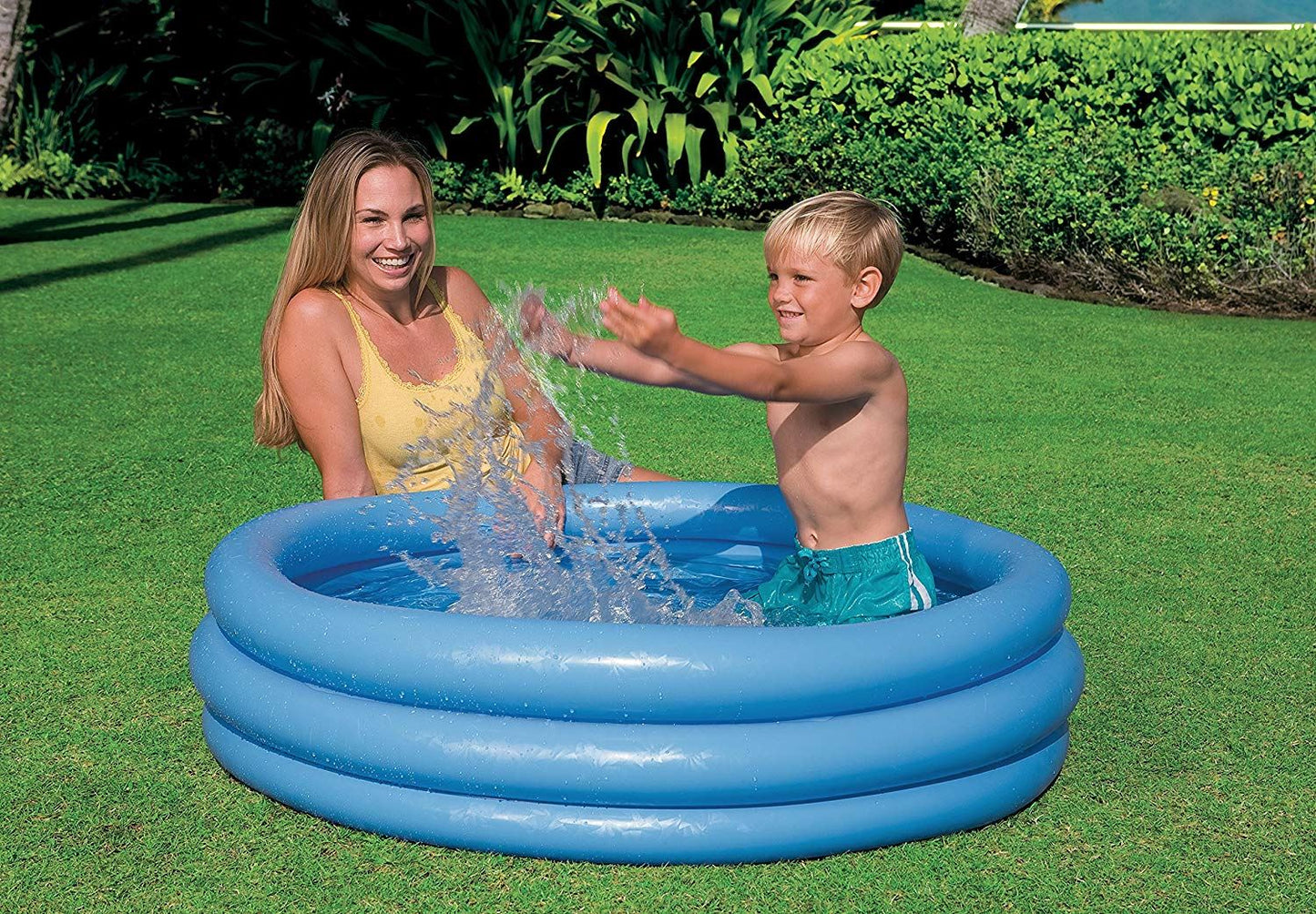 3 Ring Crystal Blue Pool 45" x 10"