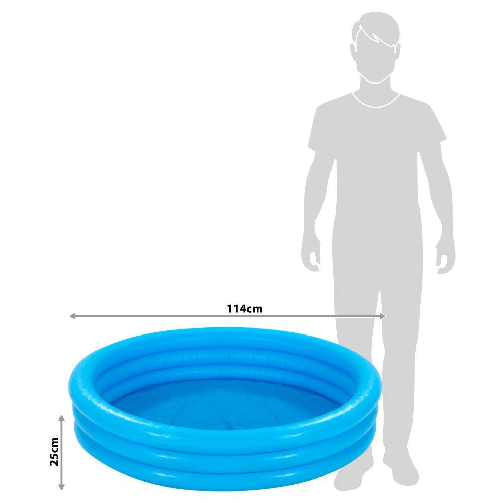 3 Ring Crystal Blue Pool 45" x 10"