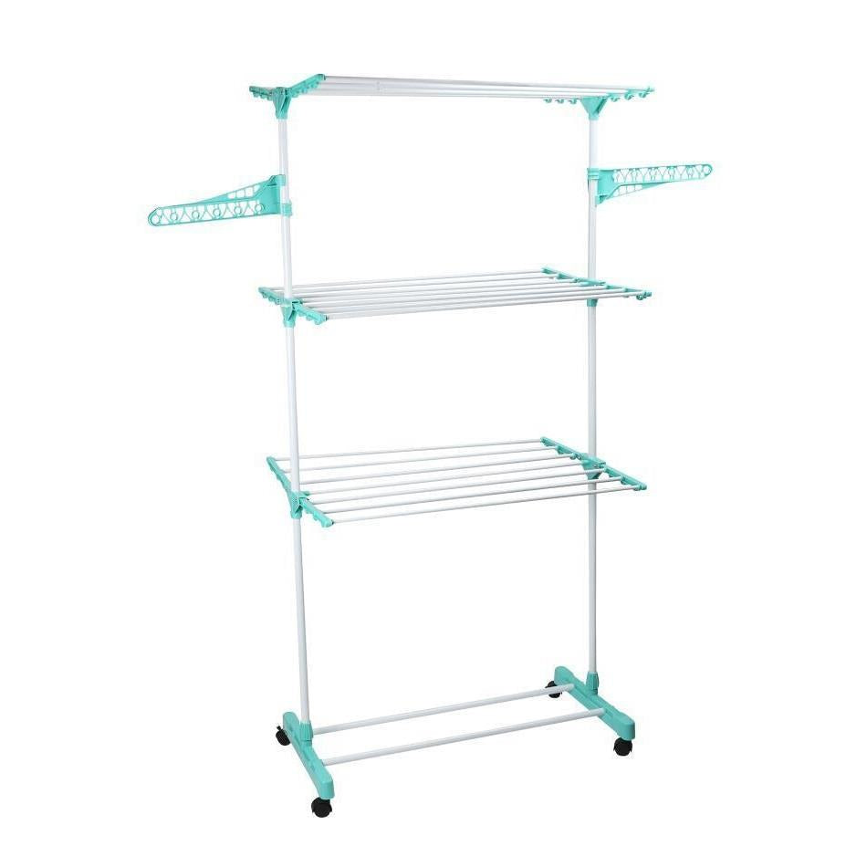 Green 3 Tier Clothes Airer