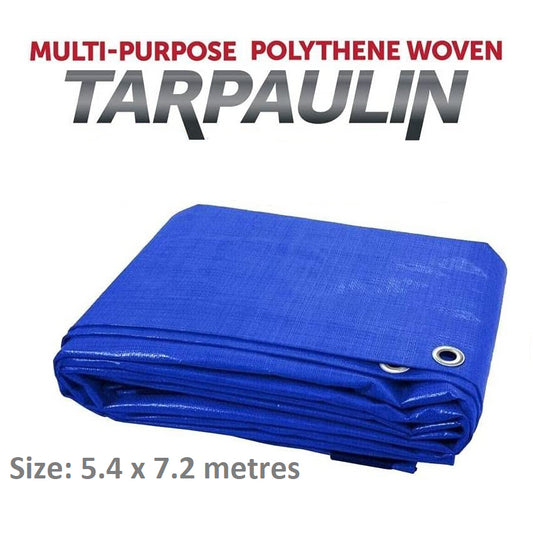 Tarpaulin 5.4 x 7.2m - Blue