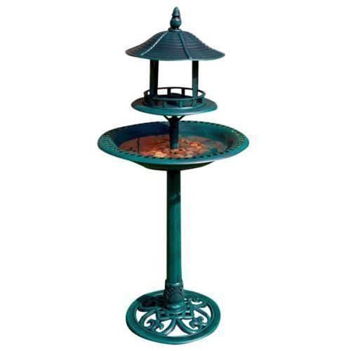 Ornamental Bird Bath & Feeder