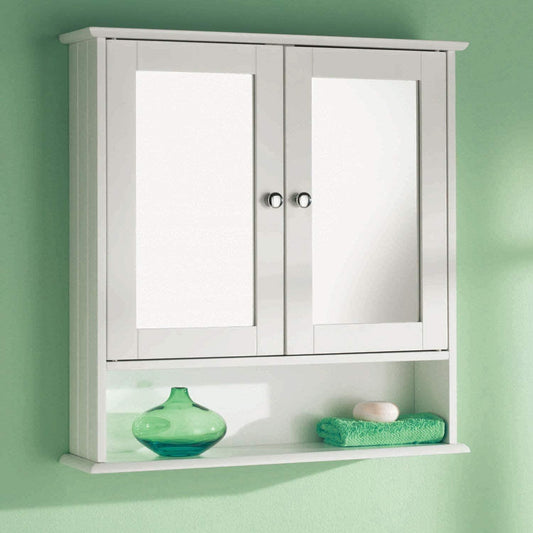 VR Double Door Mirror - White