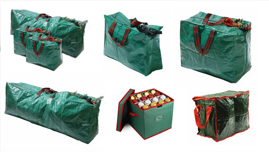 Green - Christmas Storage Bags/Boxes