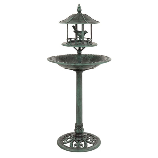 Ornamental Bird Bath & Feeder.