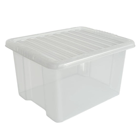 35L Storage Box & Clear Lid