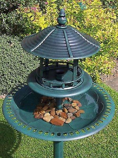 Ornamental Bird Bath & Feeder.