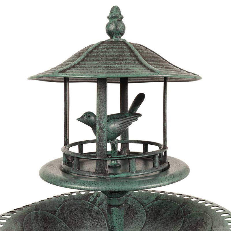 Ornamental Bird Bath & Feeder.