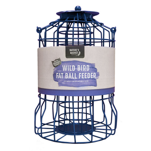 Suet Fat Ball Feeder with Squirrel Guard