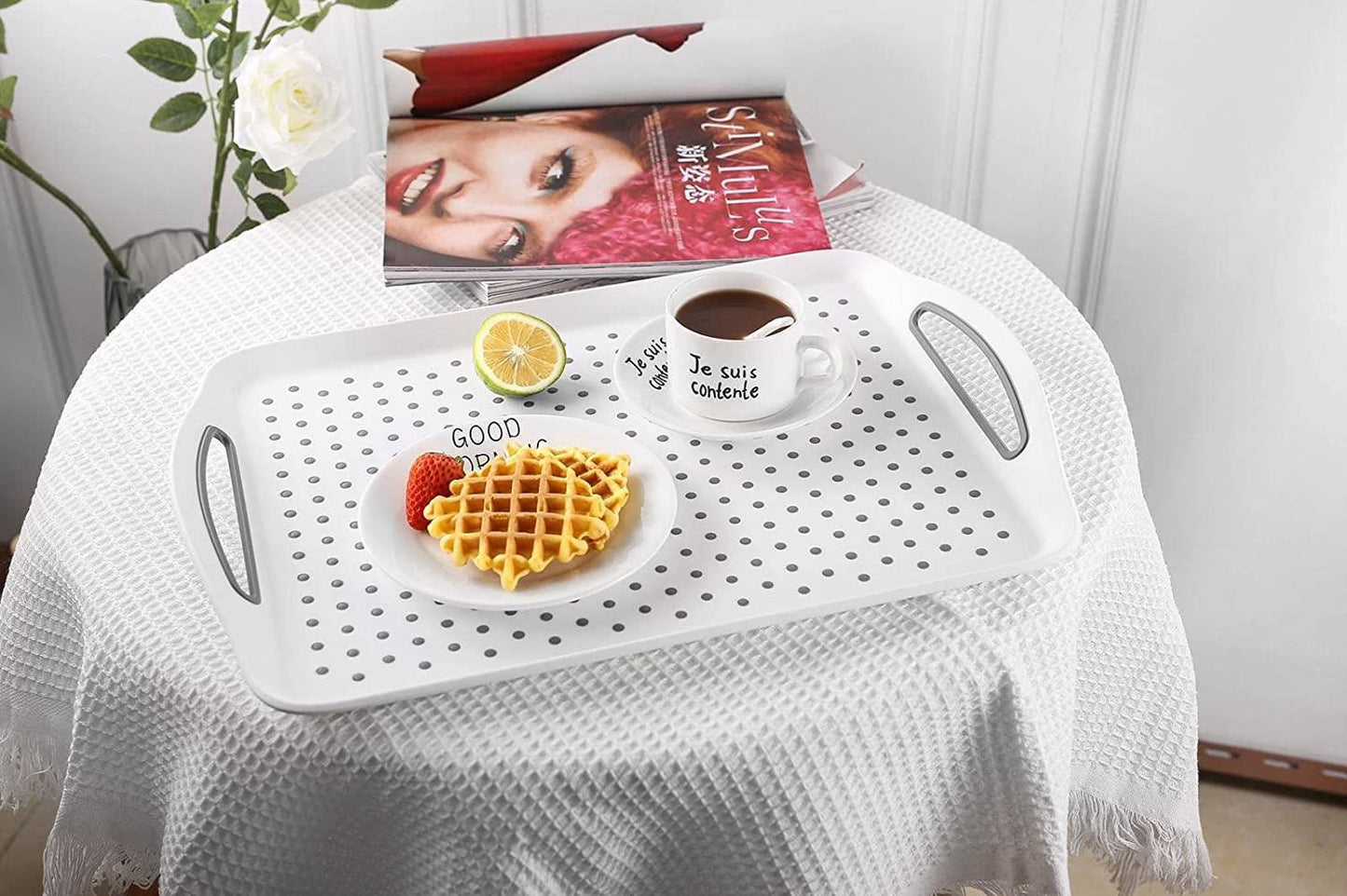 White Non Slip Tray