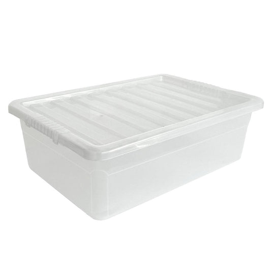 32L Under Bed Box & Clear Lid