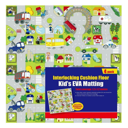 Pack Of 8 Kids Eva Play Mats 60x60cm