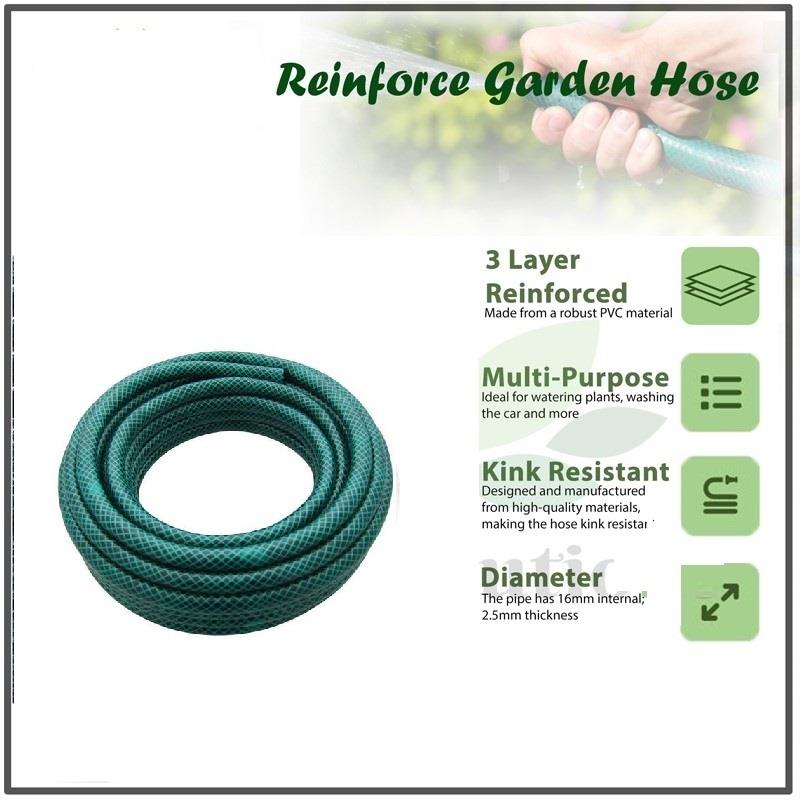 30m x 1/2" 3 Ply Reinforced Hose Pipe