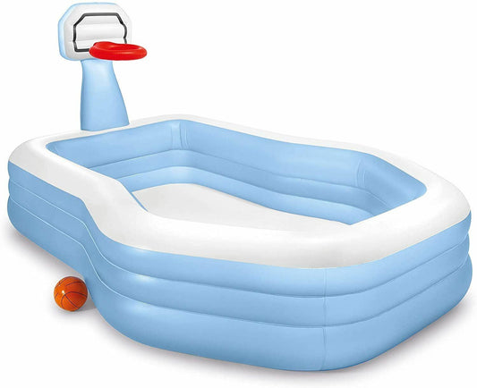 Swim Center Shootin' Hoops Family Pool 101" x 74" x 51"