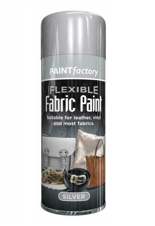 PF FLEXIBLE FABRIC PAINT SILVER 200ML