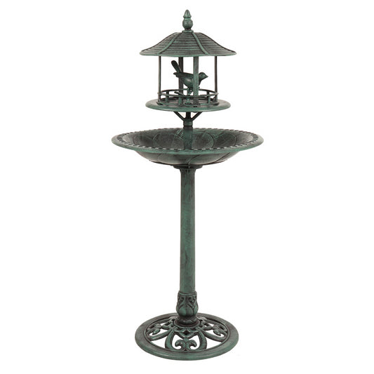 Ornamental Bird Bath & Feeder.