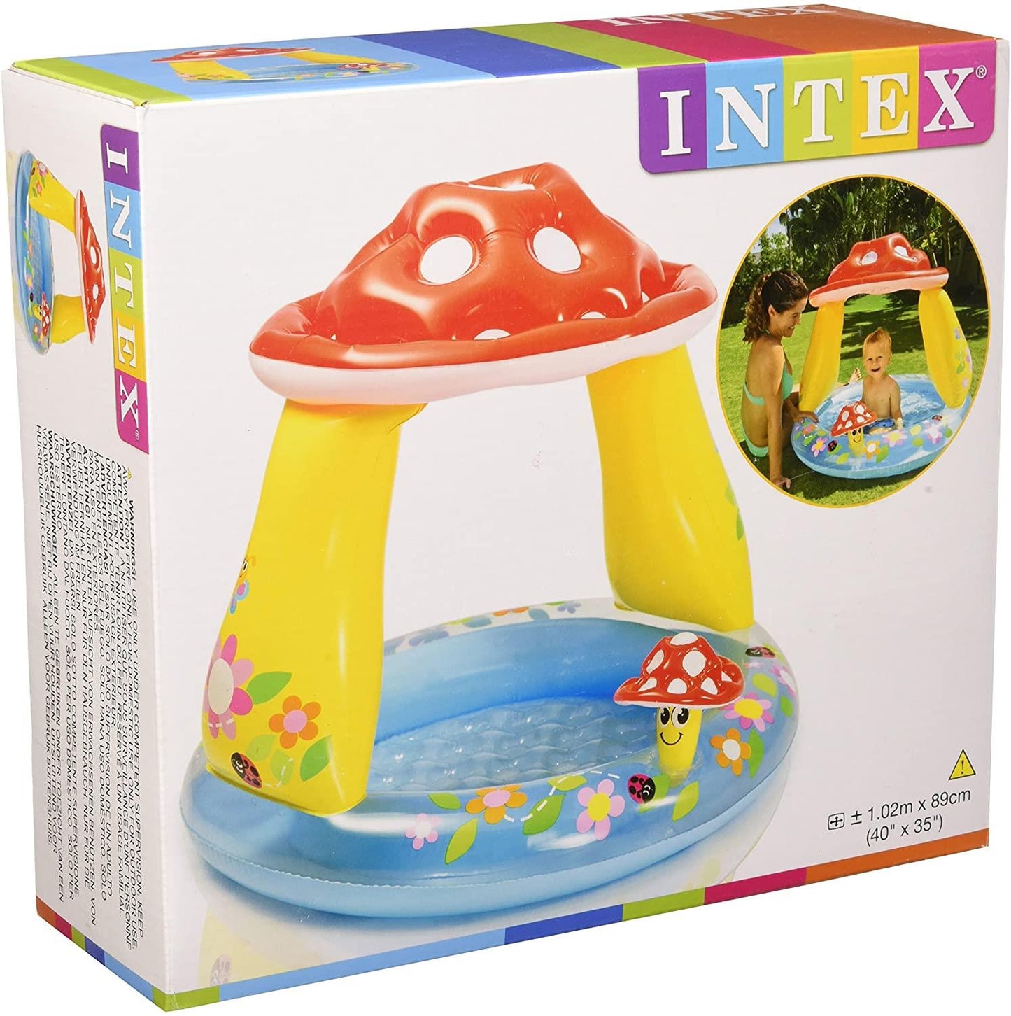 Mushroom Baby Pool 40" x 35"