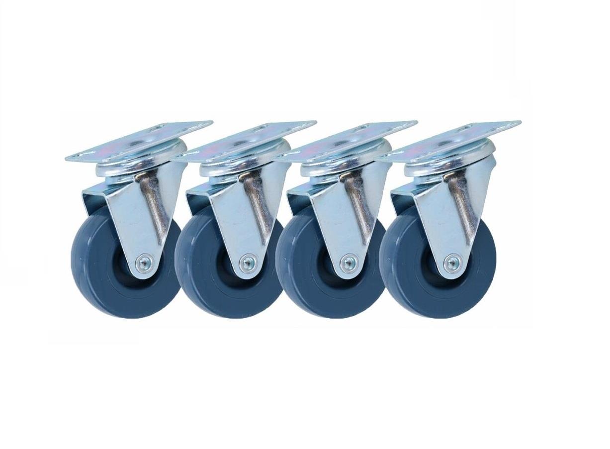 4PC 50MM SWIVEL CASTOR WHEEL SET