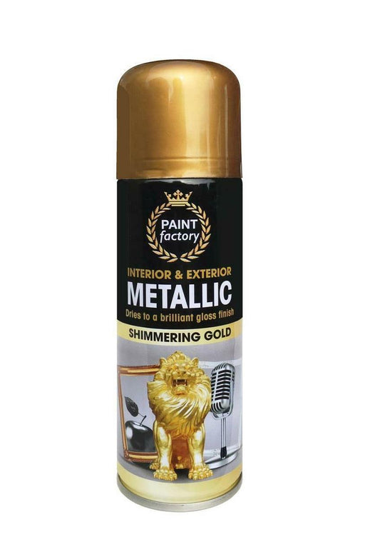PF METALLIC GOLD SPRAY PAINT 200ML